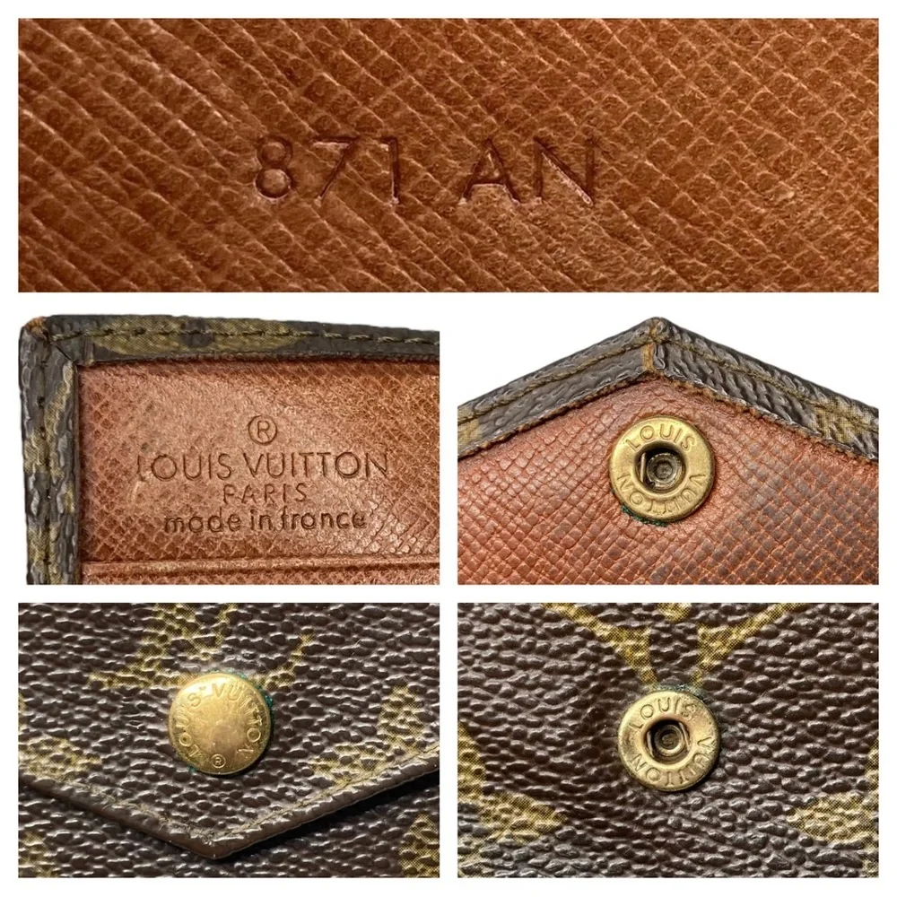 Authentic Louis Vuitton Vintage Elise Monogram Compact Bifold Wallet 1980’s - Picture 2 of 14